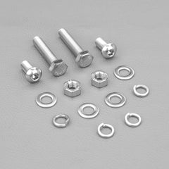 Side Brackets for LED Light Bars Brushed Stainless 59mm Profile