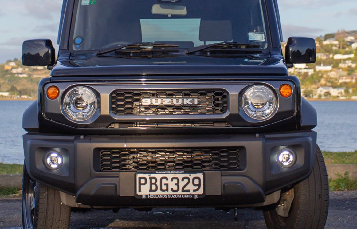 Replacing the yellow day running lights (DRLs) on a Jimny