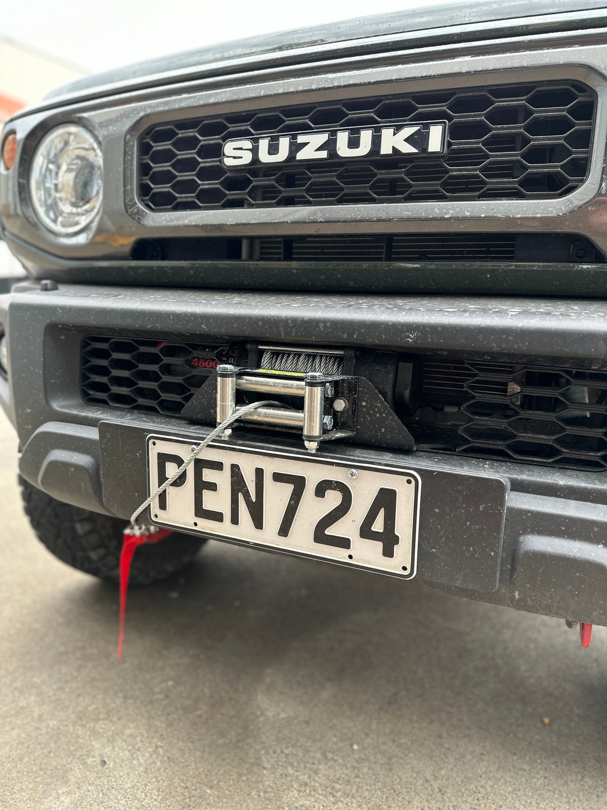 Suzuki Jimny (2019+) Hidden Winch Mount