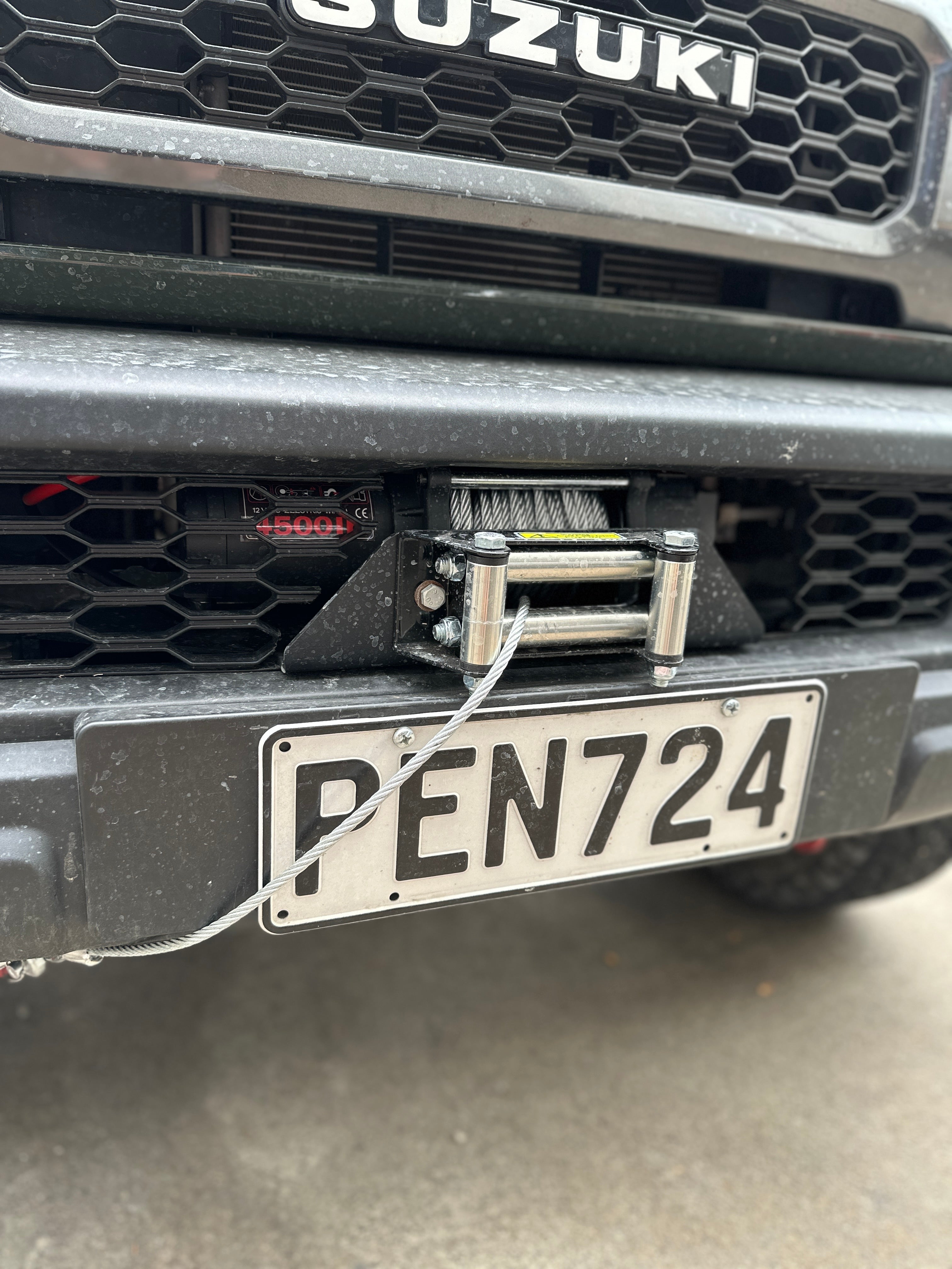 Suzuki Jimny (2019+) Hidden Winch Mount