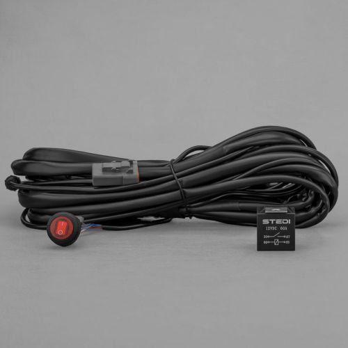 Single Connector Plug & Play SMART Harness™ High Beam Driving Light Wiring