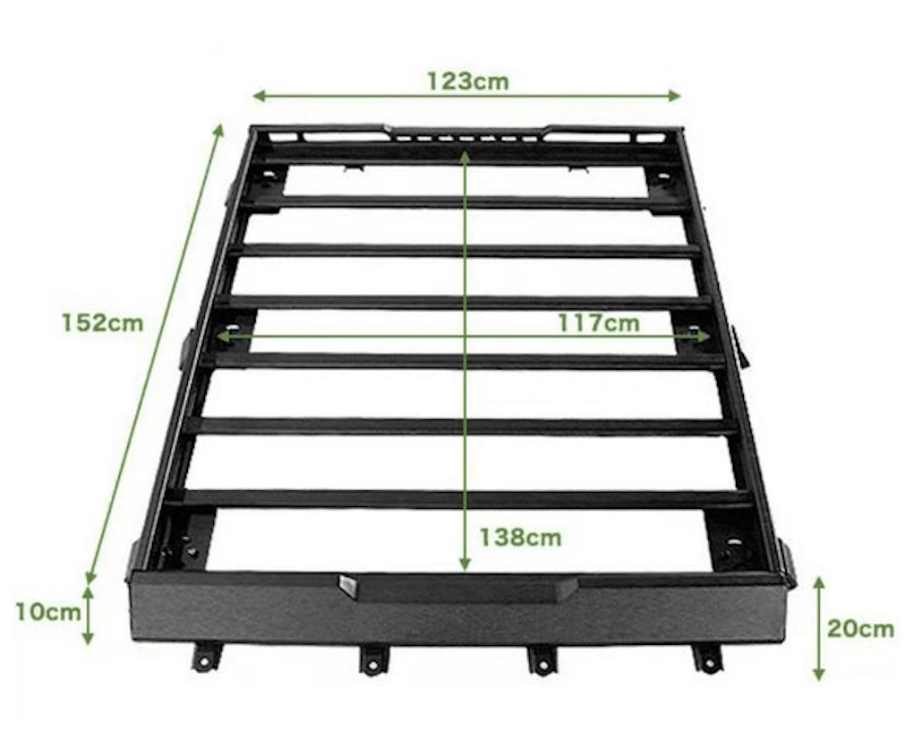 JB74 Suzuki Jimny (2019+) Roofrack with Stedi 50" Lightbar