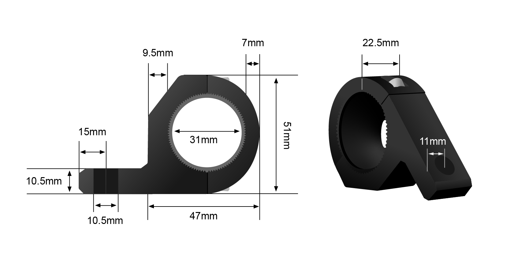 Stedi Tube Mounting Brackets