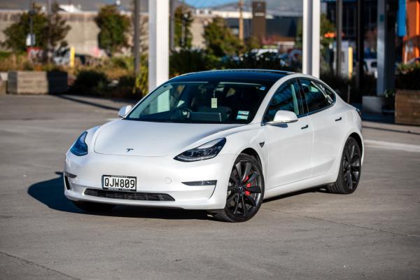Tesla Model 3 Performance rental Christchurch